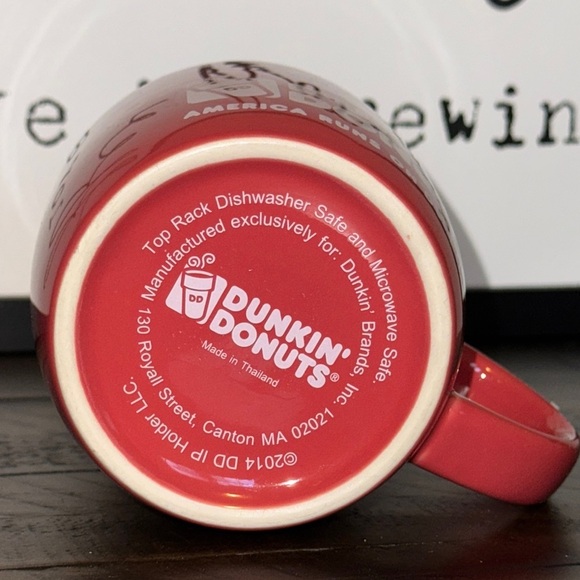 DUNKIN’ DONUTS Coffee Co. 2014 Coffee Tea Cup Mug - Picture 3 of 6